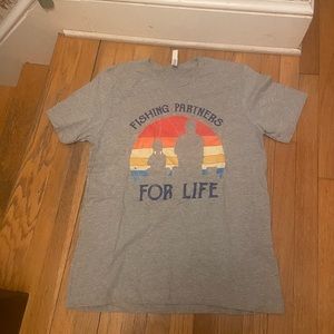 Father daughter fishing T shirts